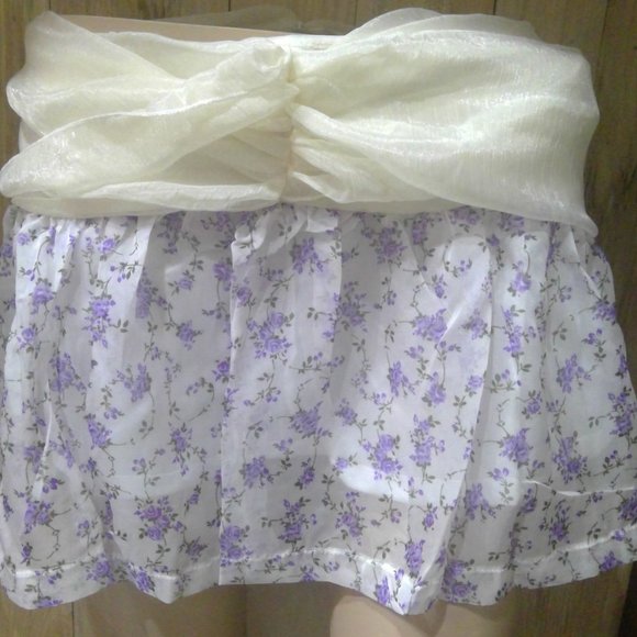 Paradis Miss Girls Floral-Print Mini Skirt - Picture 9 of 9